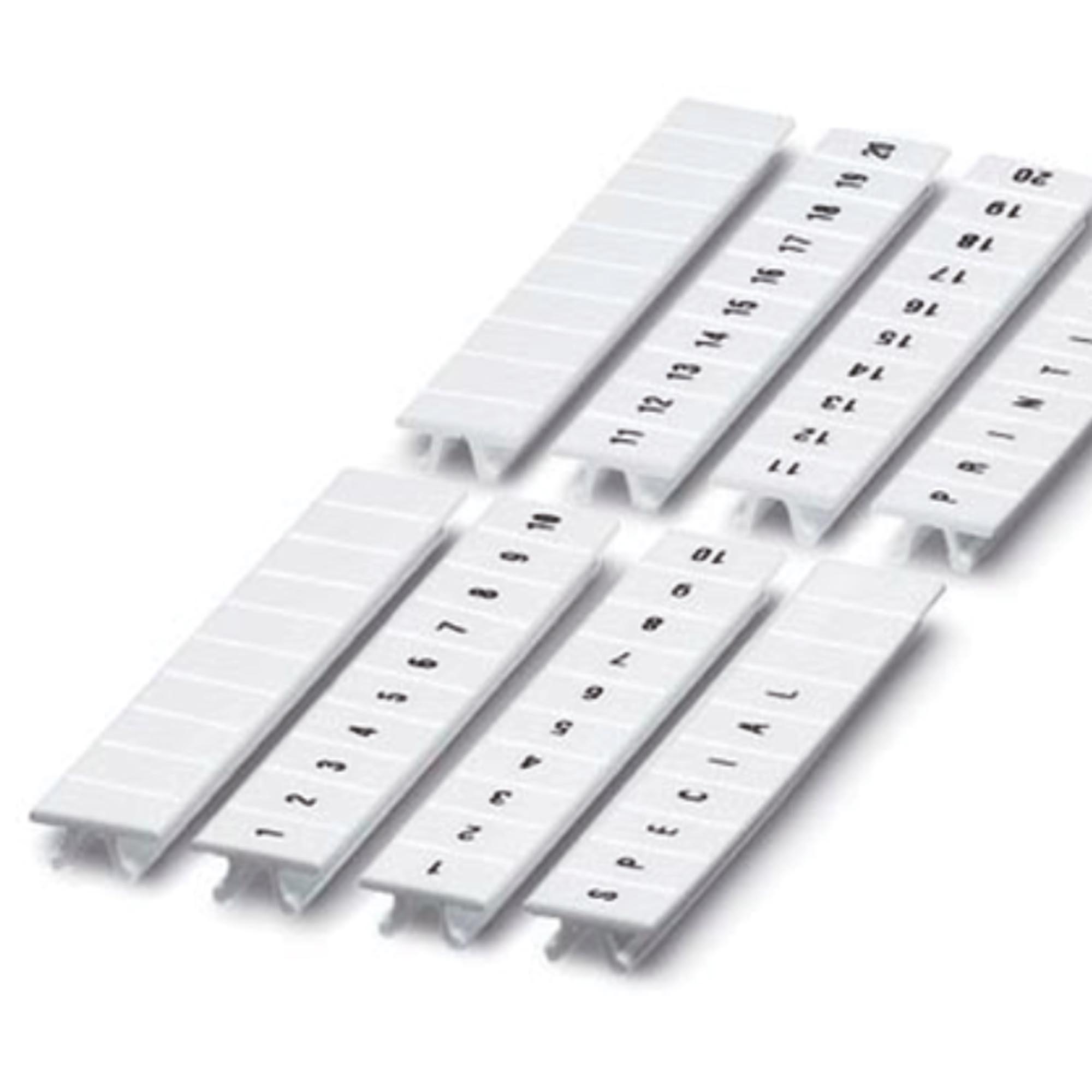 М31. Маркировка NUPUTUK-8-L1-PEH для клемм, ширина 8 мм, L1,L2,L3,N,PE, горизонтальная  (ДКС)