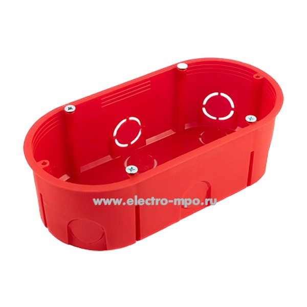 71199.К1199 Коробка 80-0540С установочная для блоков 2 поста 140х68х46мм с винтами HF (Промрукав)