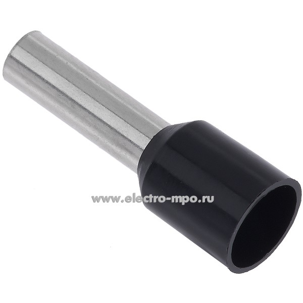 Г2533. Наконечник НШВИ E6012 6,0-12 медный 6мм2 втулочный изолированный на 1 провод, ПВХ (Электромонтаж)