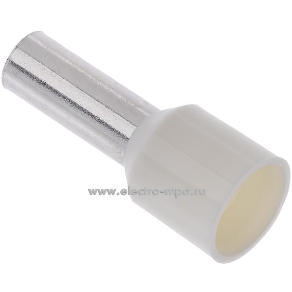 Г2535. Наконечник НШВИ E10-12 10-12 медный 10мм2 втулочный изолированный на 1 провод, ПВХ (Электромонтаж)