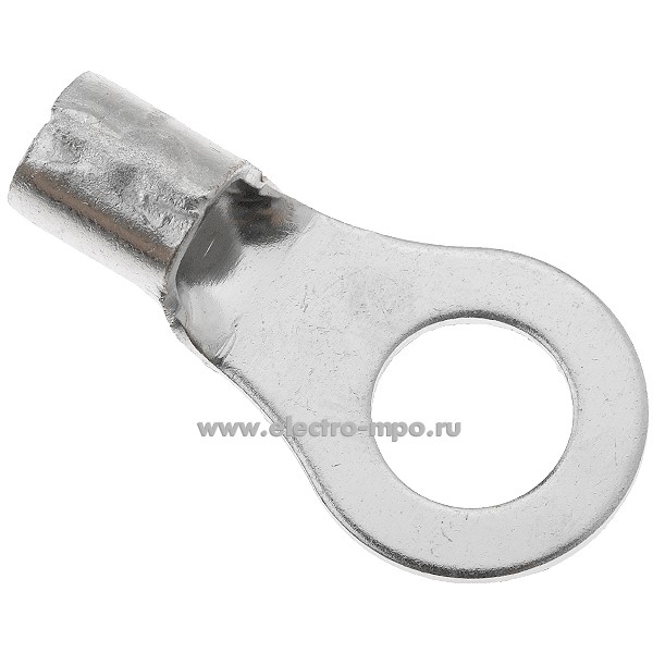 Г3117. Наконечник ПМ RNBS 8-8 медный 10-8 кольцевой 10мм2 луженый под пайку (Электромонтаж)