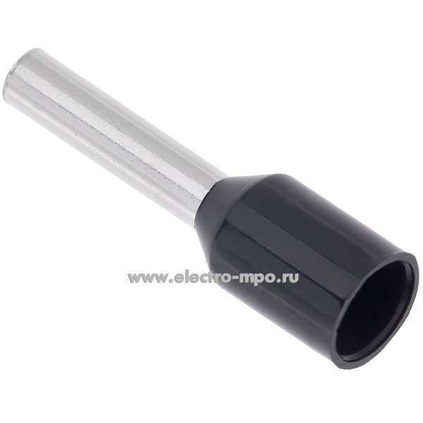 Г3931. Наконечник 79440 НШВИ 1,5-8 медный 1,5мм2 втулочный изолированный на 1 провод, ПВХ (КВТ)