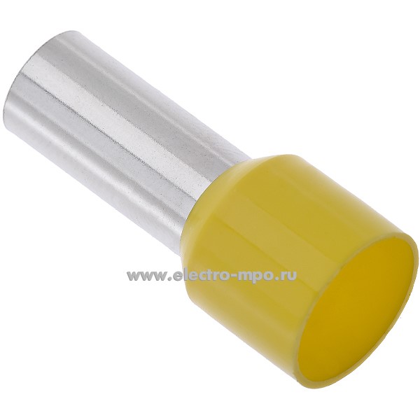 Г3949. Наконечник 79453 НШВИ 25-16 медный 25мм2 втулочный изолированный на 1 провод, ПВХ (КВТ)