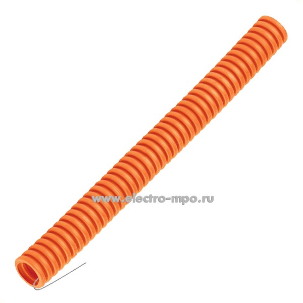 Т02. Труба 42001 гофрированная безгалоген. (HF) 20мм ПП (Dвнутр. 14,1мм) лёгкая, с зондом (Рувинил Росси