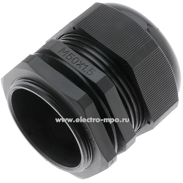 Т2326. Сальник 85481 M-L 50 с удлинённой резьбой, с контргайкой (D кабеля 32-38мм, IP68) (Fortisflex)