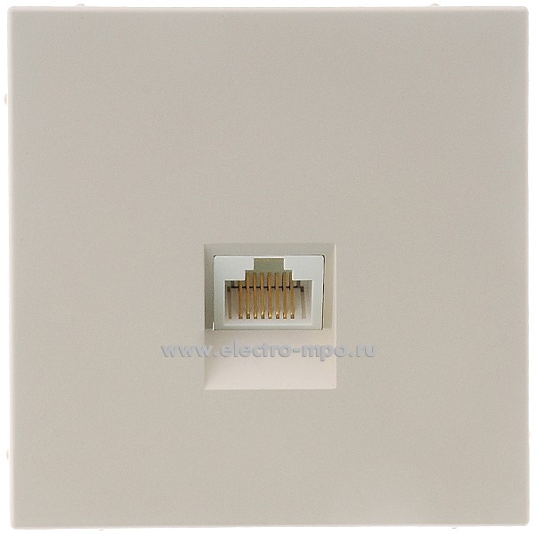 Р2926. Механизм ArtGallery GAL001283 розетки компьютерной RJ45 5е с/п песочный (Systeme Electric)