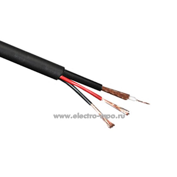 П7153. Кабель 01-4109 КВК-П-2 2х0,75 CCA OUTDOOR  наружный Dн=6,3мм, Р=0,04кг/м (PROconnect)