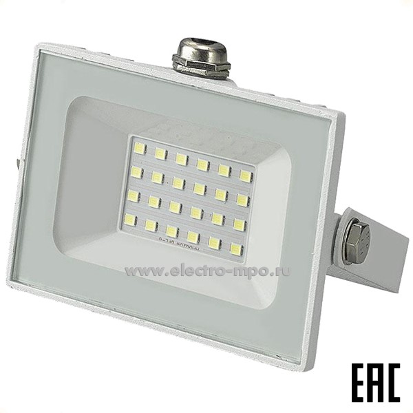 С05. Прожектор 403125 GTAB-20BT-IP65-6500-W 220В светодиодный 20Вт 1800Лм 6500К белый IP65 (General)