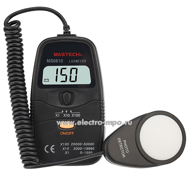 И47. Люксметр 13-1215 MS6610 (Mastech) И47. Люксметр 13-1215 MS6610 (Mastech)
