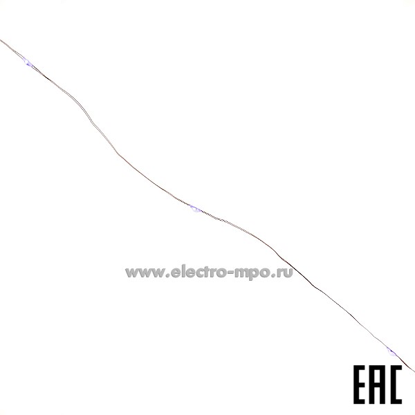 С5008. Гирлянда светодиодная Б0047961 "Нить" ENIN-5NP 3хАА 5м 50LED сиреневый свет IP20 (ЭРА)