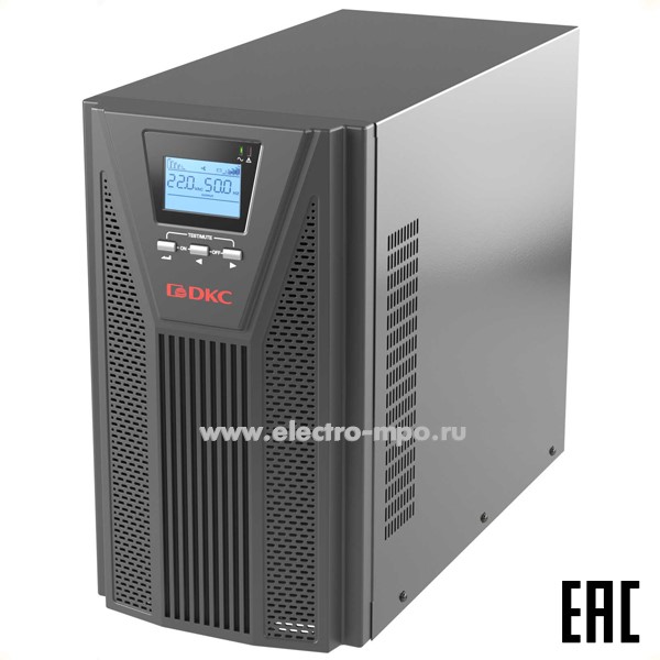 Н5874. ИБП SMALLT2A10S серии Small Tower 2000ВА/1800Вт 4 розетки "евро", LCD (ДКС)