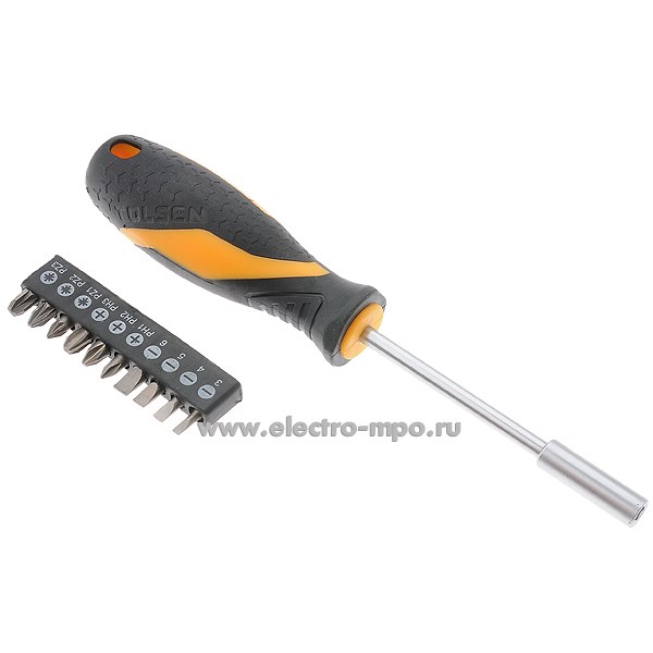 И3148. Набор 20044 биты + отвертка-битодержатель 11 предметов (Tolsen, Китай)