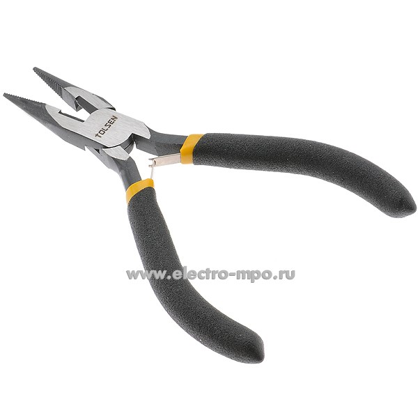 И1530. Длинногубцы 10031 мини 115мм (Tolsen, Китай)