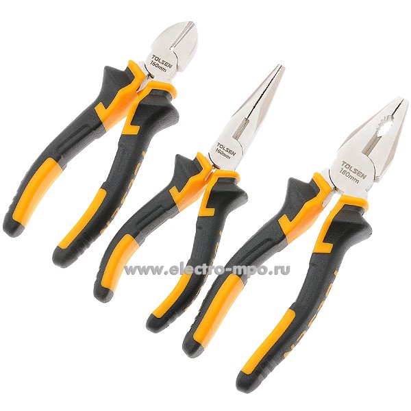 И3038. Набор 10400 губцевого инструмента 3 предмета (Tolsen, Китай)