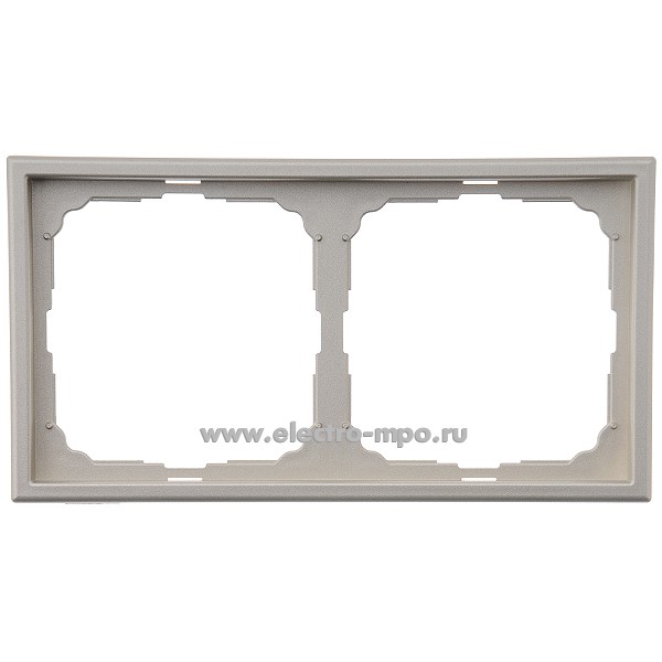 Р3140. Рамка-2 ArtGallery GAL000502 универсальная шампань (Systeme Electric)