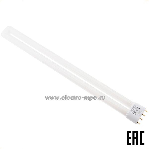 Л3434. Лампа 40Вт 25560 DULUX L 40W/840 2G11 3500Лм 4000К компакт. люм. энергосберегающая (OSRAM)