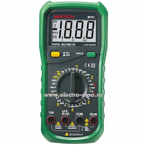 И48. Универсальный 13-2053 мультиметр MY61N (Mastech)