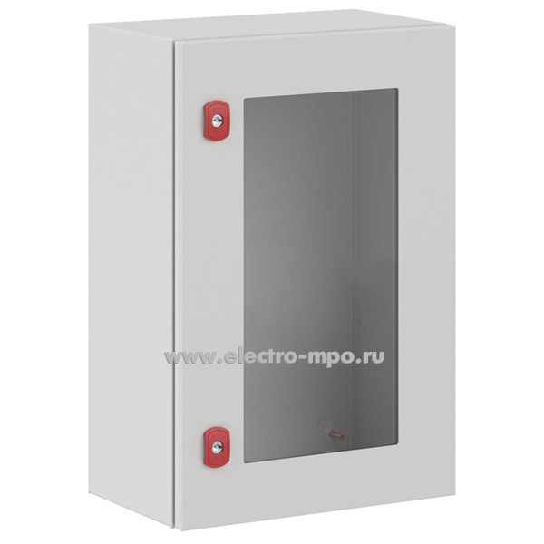 Е8928. Шкаф STX R5STX0649 навесной IP66 600x400x250 с прозрачной дверью и монтажной платой (ДКС)