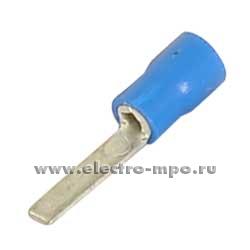 69563. Г9563 Наконечник DBV5.5-18 медный 4-6мм2 штыревой плоский изолиров. желтый на 1 провод (Электромонт