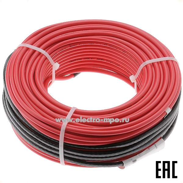 П9309. Нагревательный кабель ДЕВИ Flex-18T 140F1242R двухжильный 820Вт L=44м (ДЕВИ)