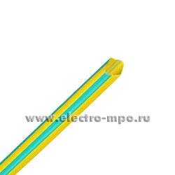Т2874. Трубка 60103 ТУТнг-LS-4/2 термоусаживаемая Dвнутр=4/2мм жёлто-зелёная  (КВТ Калуга)