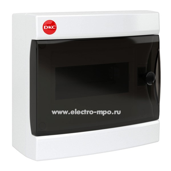 Е1002. Бокс 84708 RAM base навесной 8 модулей прозрачная дверь IP41 с клеммником 160А (ДКС)