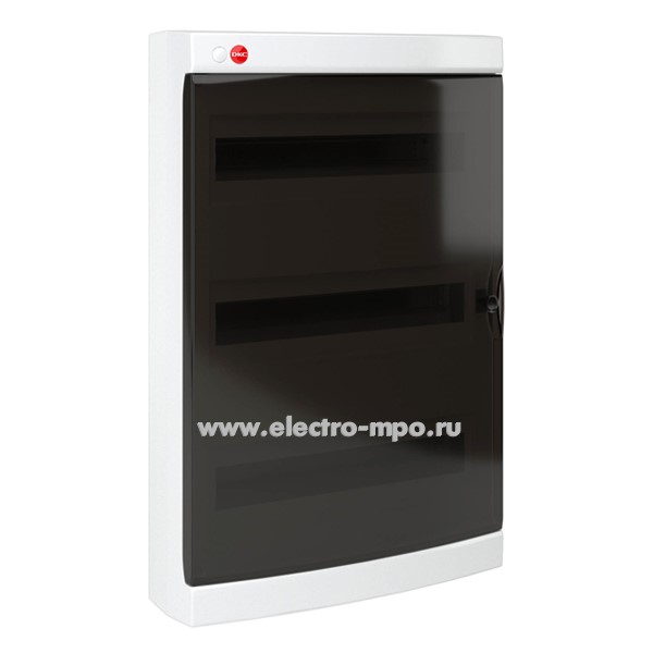 Е1064. Бокс RB54W4TWDL RAM base навесной 54 модуля прозрачная дверь IP41 с клеммником 63А и замком (ДК