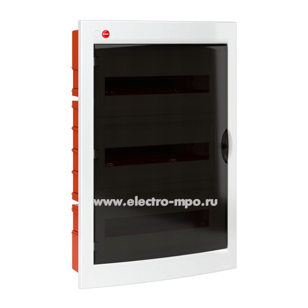 Е1081. Бокс RB54B4RWD RAM base встраиваемый 54 модуля прозрачная дверь IP41 с клеммником 160А (ДКС)