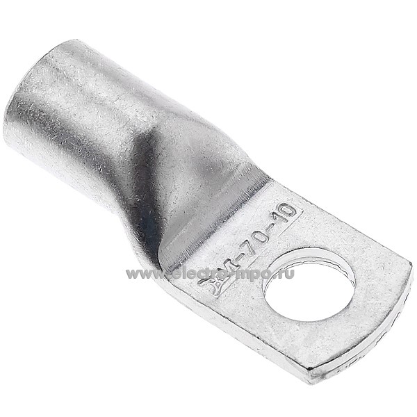 Г9505. Наконечник  019433 медный 70мм2 (70-10) луженый для автоматич. выключателей (ВМ)