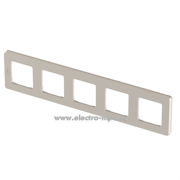 Ю5890. Рамка-5 Inspiria 673978 шампань (Legrand/Daccord)