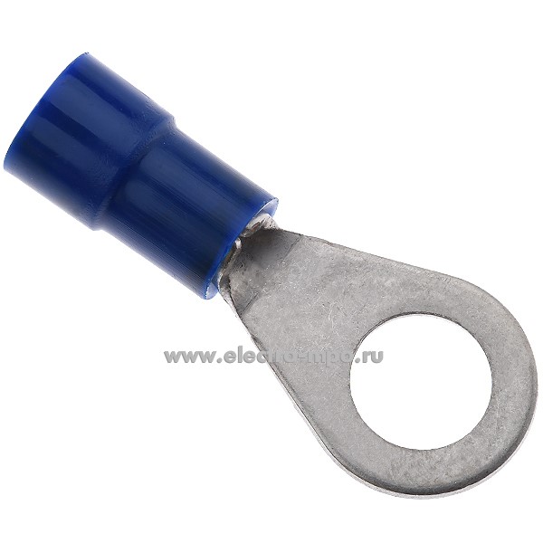Г8551. Наконечник  00231 медный 2,5-6 кольцевой 2,5мм2 изолированный синий, ПВХ (ВМ)