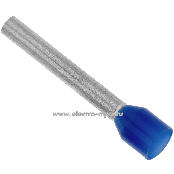 Г8108. Наконечник  005061 медный 2,5мм2 втулочный изолированный на 1 провод, ПВХ (ВМ)