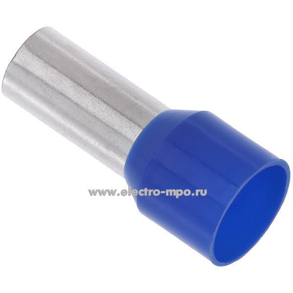 Г8117. Наконечник  00614 медный 16мм2 втулочный изолированный на 1 провод, ПВХ (ВМ)