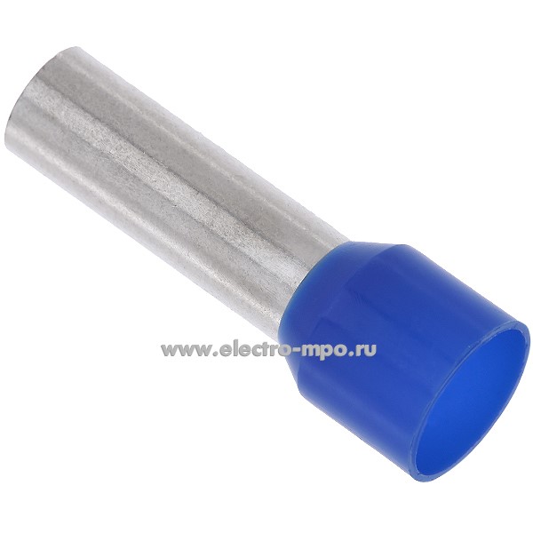 Г8118. Наконечник  00615 медный 16мм2 втулочный изолированный на 1 провод, ПВХ (ВМ)