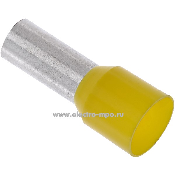 Г8119. Наконечник  00616 медный 25мм2 втулочный изолированный на 1 провод, ПВХ (ВМ)
