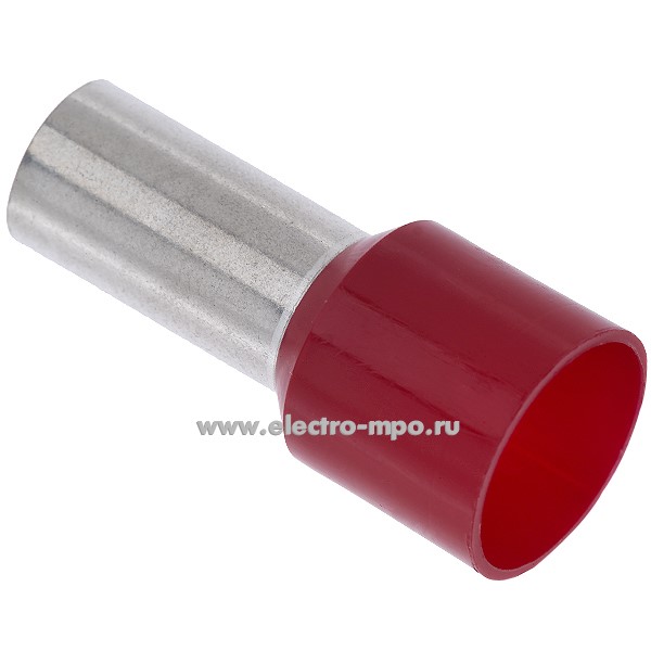Г8120. Наконечник  00617 медный 35мм2 втулочный изолированный на 1 провод, ПВХ (ВМ)