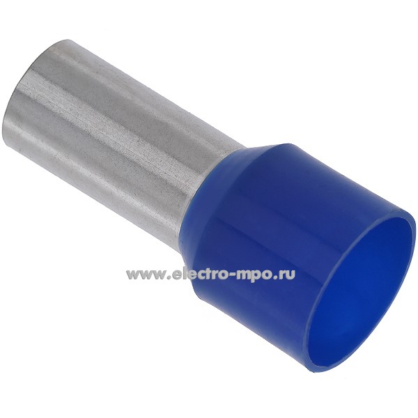 Г8121. Наконечник  00618 медный 50мм2 втулочный изолированный на 1 провод, ПВХ (ВМ)