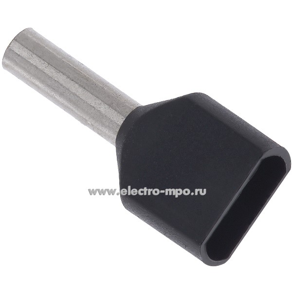 Г8136. Наконечник  00656 медный 1,5мм2 втулочный изолированный на 2 провода, ПВХ (ВМ)