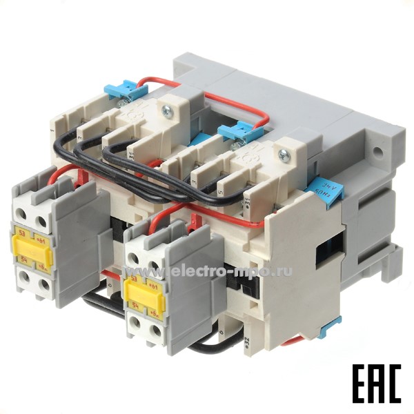А4028. Пускатель магнитный ПМ12-025501 24В 25А 2з+4р реверсивный IP00 без реле (КЗЭ Кашин)