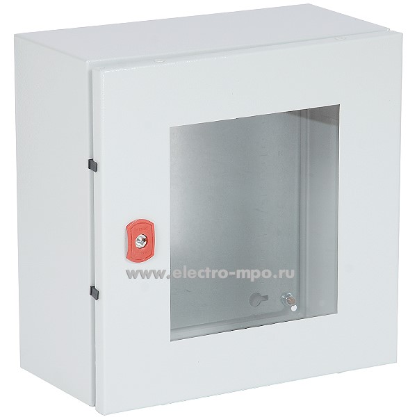 Е8990. Шкаф STX R5STX0442 навесной IP66 400x400x200 с прозрачной дверью и монтажной платой (ДКС)