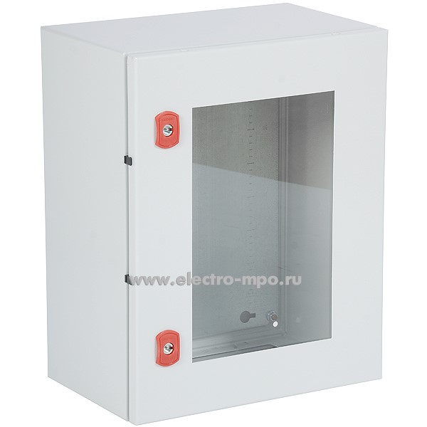 Е8994. Шкаф STX R5STX0549 навесной IP66 500x400x250 с прозрачной дверью и монтажной платой (ДКС)