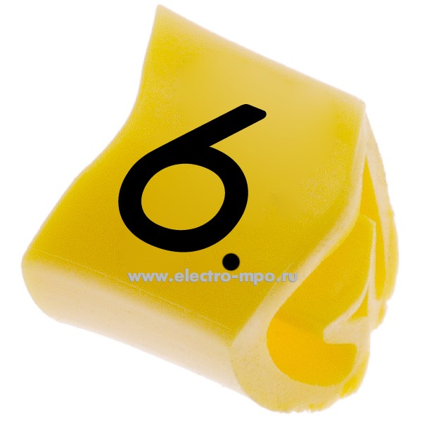 М35. Маркер PA-02003BV40.6 символ "6" 0,2-1,5 мм2 (Partex)