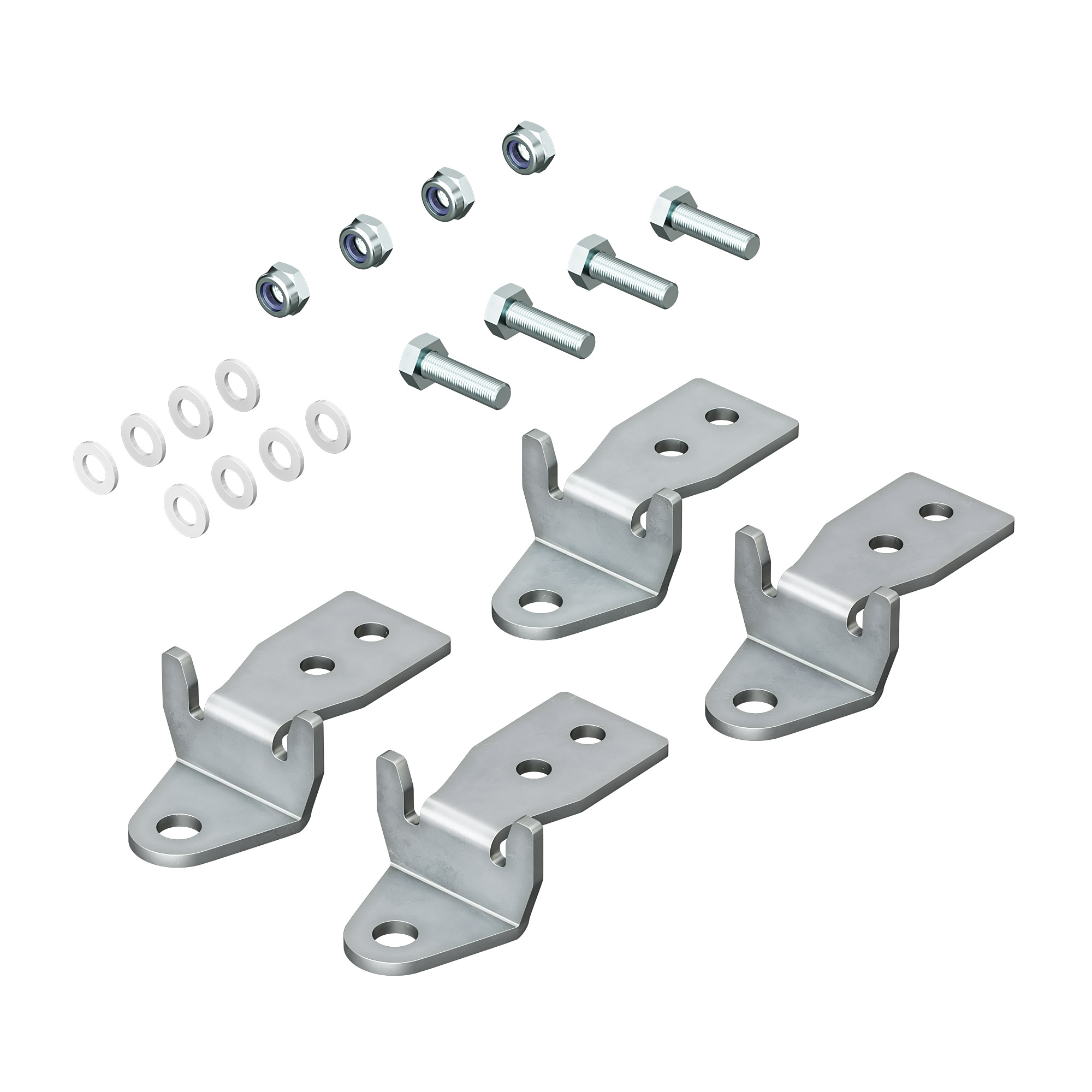 Е89. Кронштейны R5A56R для настенного крепления с удлиненными болтами и гайкой самофиксации  (ДКС)