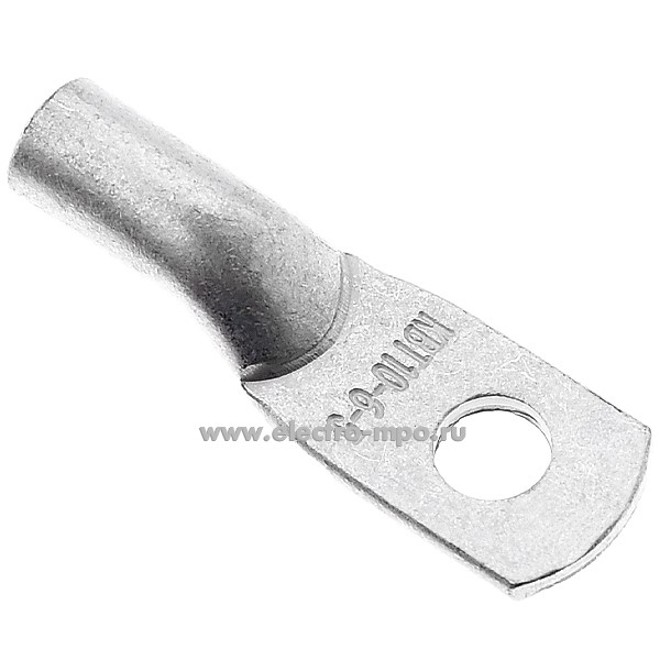 Г4107. Наконечник 40832 ТМЛ 10-6-5 медный 10мм2 луженый под опрессовку (КВТ Калуга)