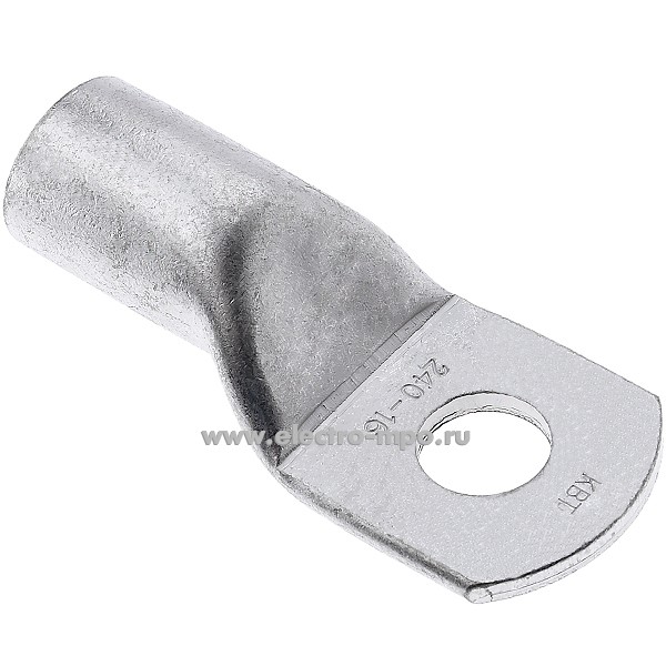 Г4198. Наконечник 60925 ТМЛс 240-16 медный 240мм2 луженый под опрессовку (КВТ Калуга)