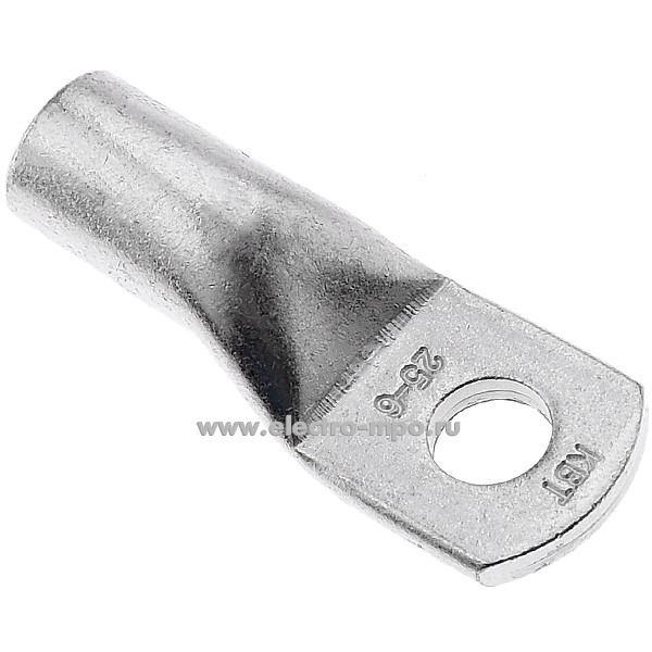 Г4185. Наконечник 60912 ТМЛс 25-6 медный 25мм2 луженый под опрессовку (КВТ Калуга)