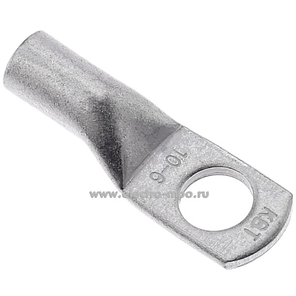 Г4181. Наконечник 60908 ТМЛс 10-6 медный 10мм2 луженый под опрессовку (КВТ Калуга)