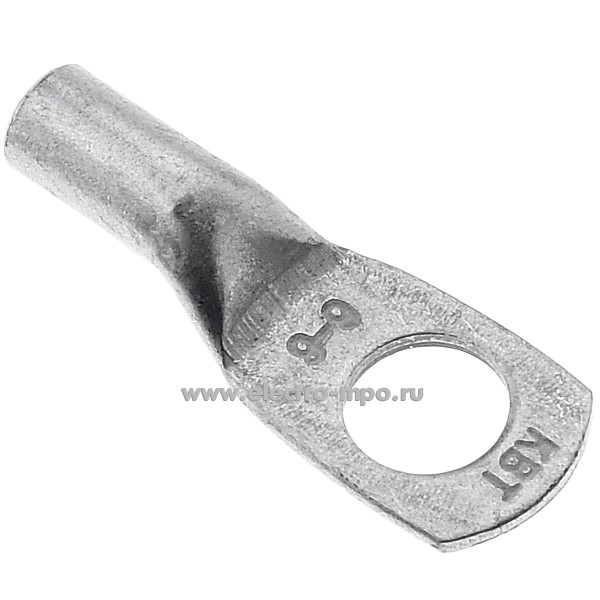 Г4180. Наконечник 60907 ТМЛс 6-6 медный 6мм2 луженый под опрессовку (КВТ Калуга)