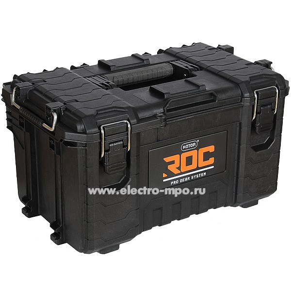 И2904. Ящик 17211898 ROC PRO GEAR TOOL BOX 2.0 для инструмента 57,1х35,6х31,6см (KETER)