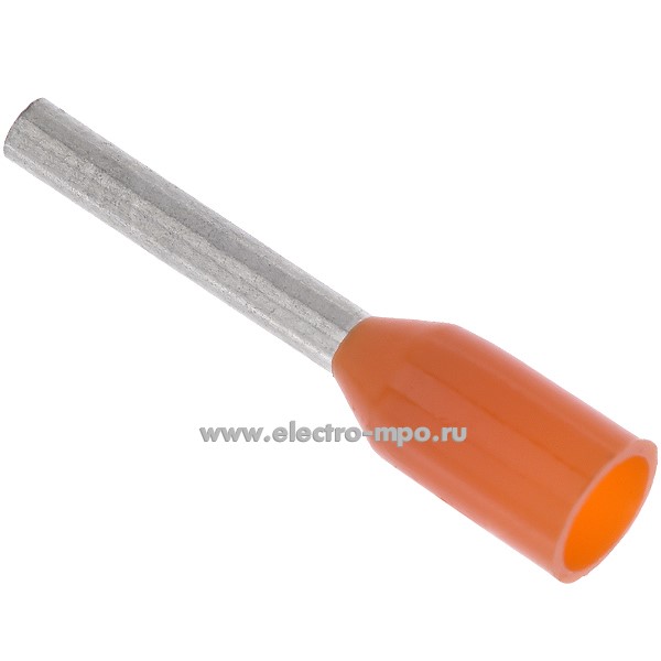 68209.Г8209 Наконечник 169/O медный 0,5мм2 втулочный изолированный на 1 провод (Gustav Klauke)